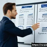 변리사 실무에서의 커뮤니케이션 전략 - **Prompt:** A professional male patent lawyer or business consultant, in his late 30s to early 40s, ...